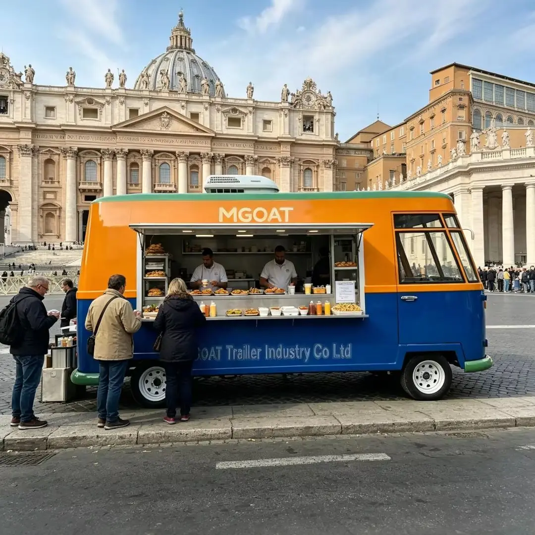 Hot Dog Vending Cart - Camión de Comida Móvil Comercial con