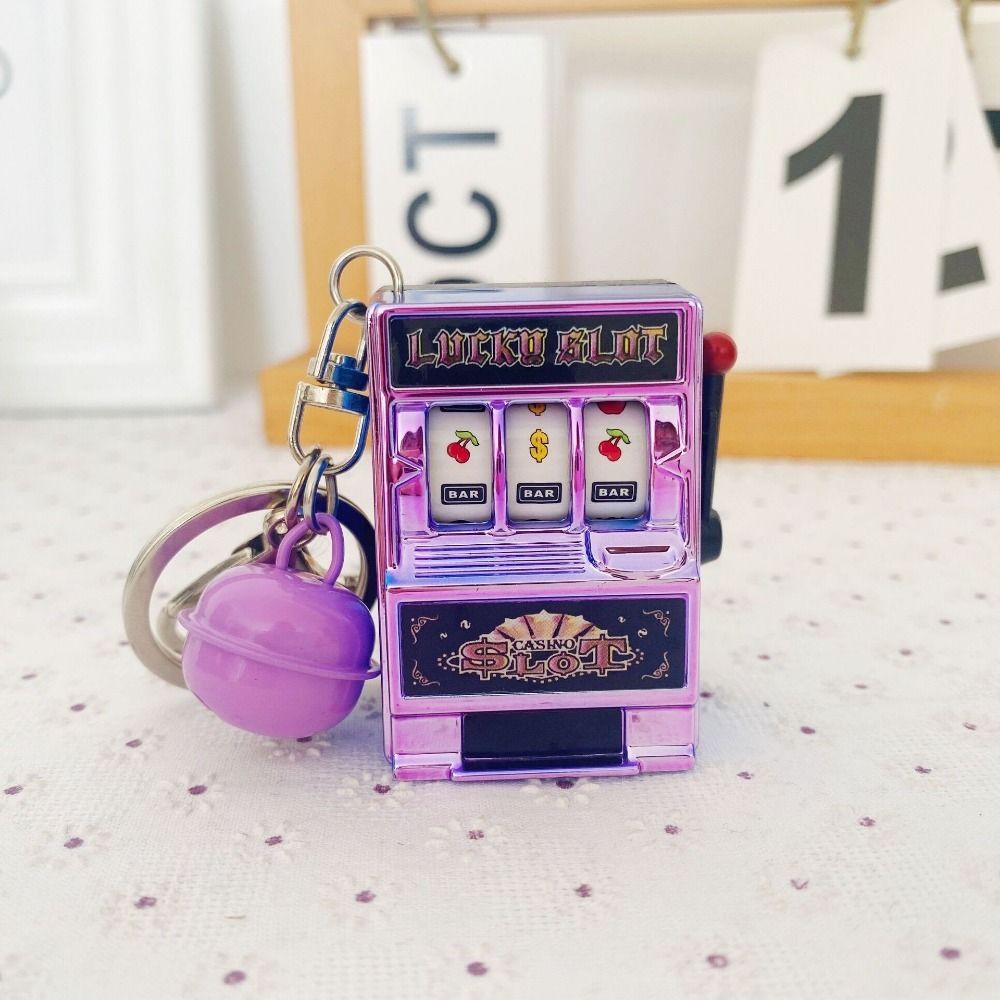 Fruit Slot Machine - Juguete Educativo Antiestrés para Niños, Llaveros