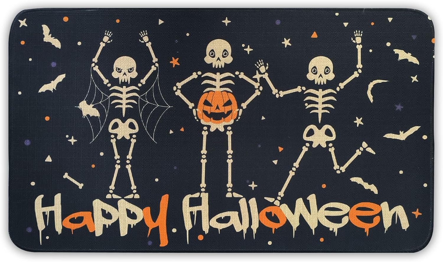 Dance Pad Machine - Alfombra de Halloween con Esqueletos Bailando,