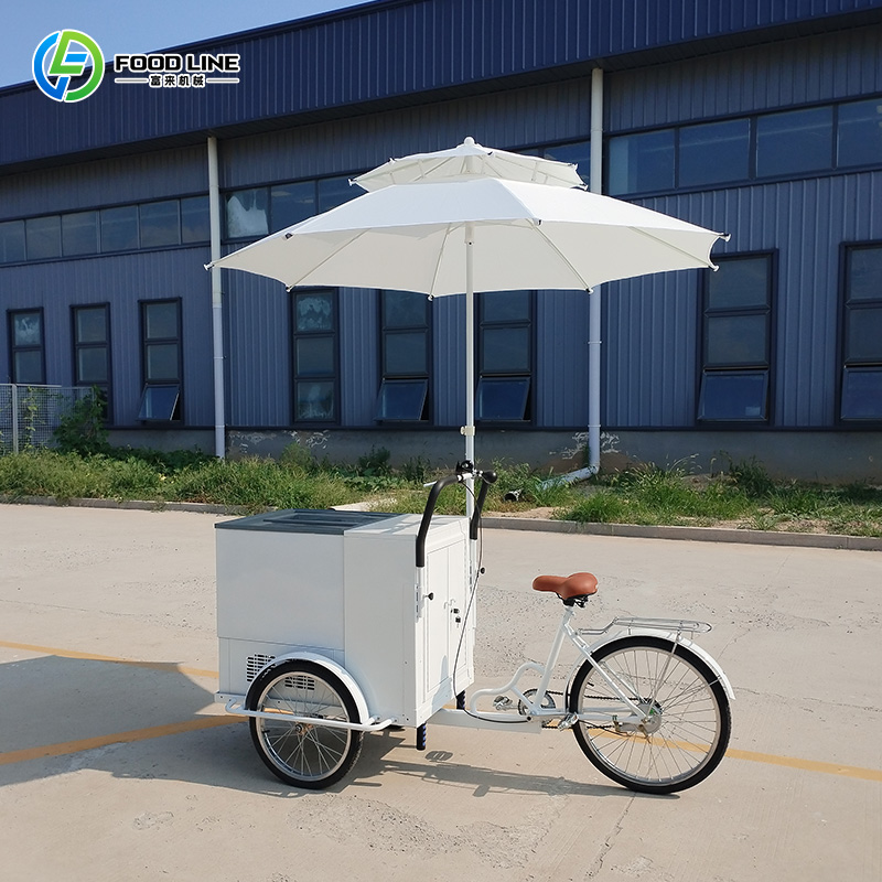 Hot Dog Vending Cart - Bicicleta Eléctrica Personalizada para Helados con