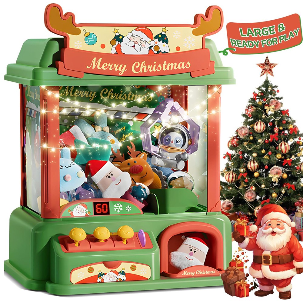 Máquina de garra de Navidad pa - Arcade Games Vending reseña y precio