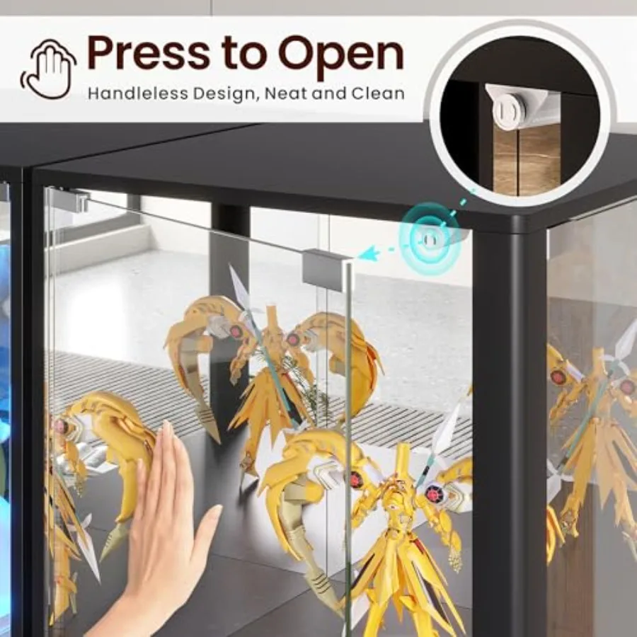 Vitrina de esquina para la sal - Glass Cabinet Display reseña y precio