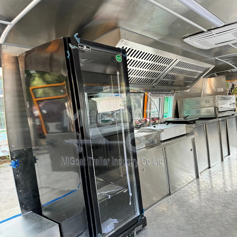 Camión de Comida Móvil Comerci - Hot Dog Vending Cart reseña y precio
