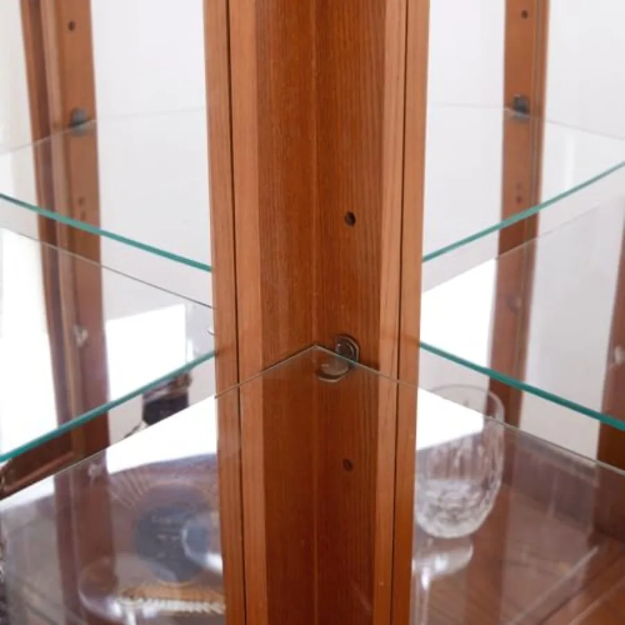 Vitrina de esquina para guarda - Glass Cabinet Display reseña y precio