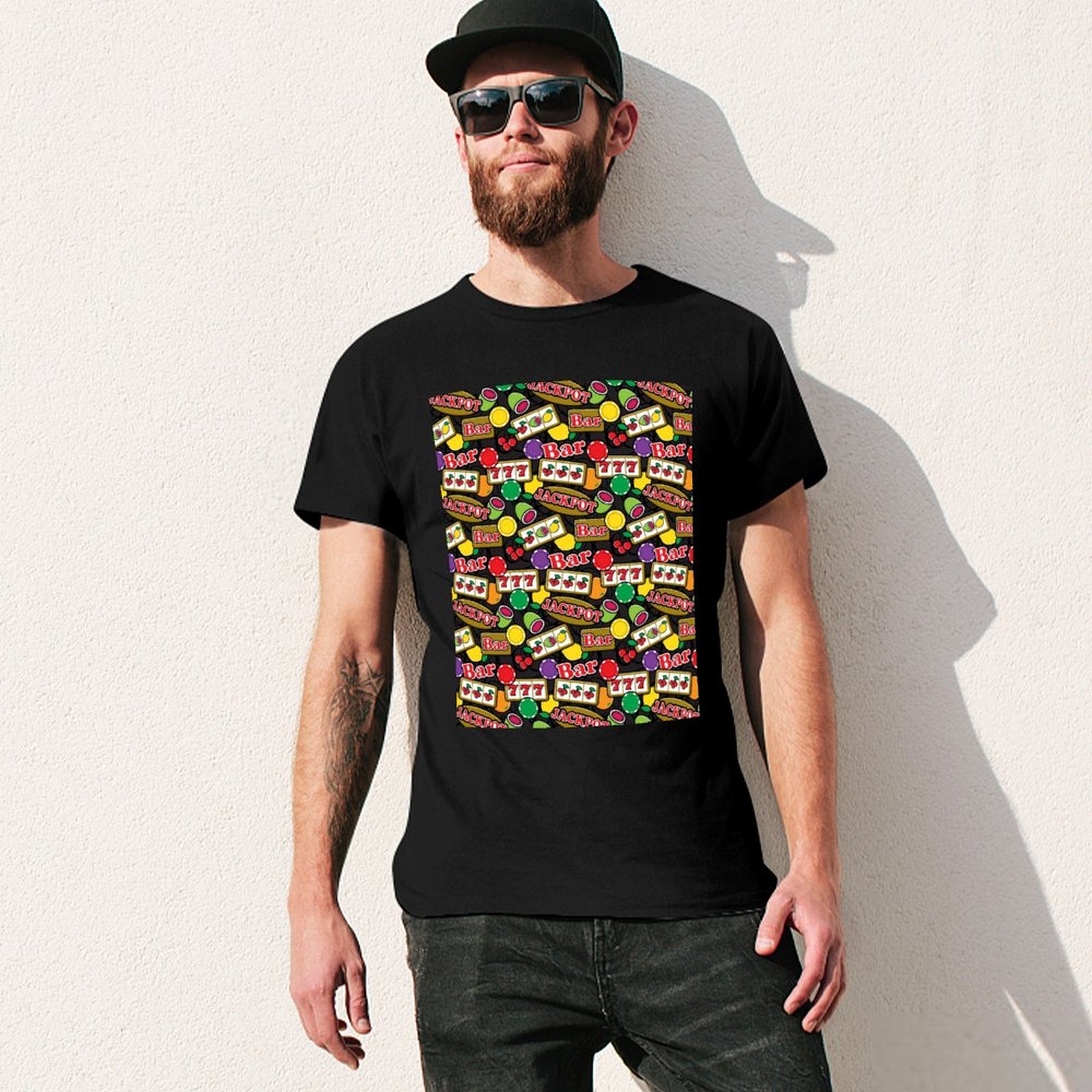Camiseta Casual Ligera de Mang - Fruit Slot Machine reseña y precio