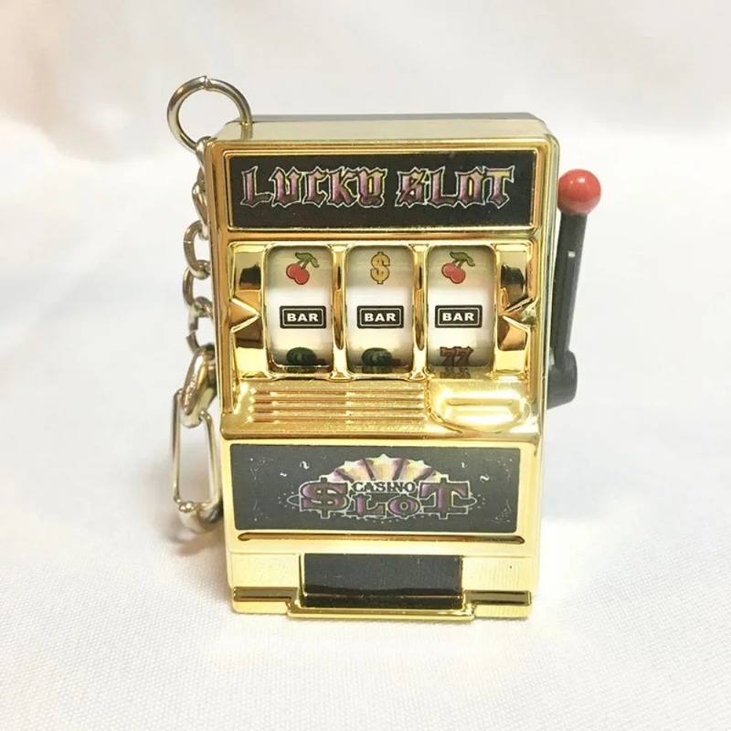 Llavero de máquina tragamoneda - Fruit Slot Machine reseña y precio