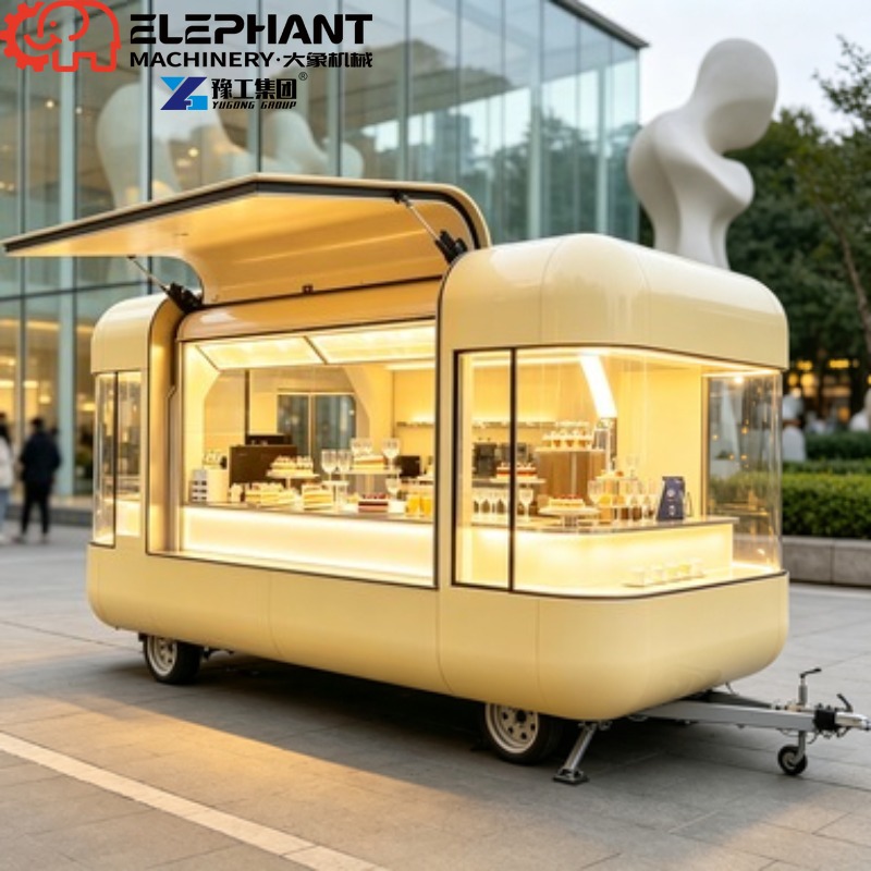 Remolque de Comida Móvil Comer - Hot Dog Vending Cart reseña y precio