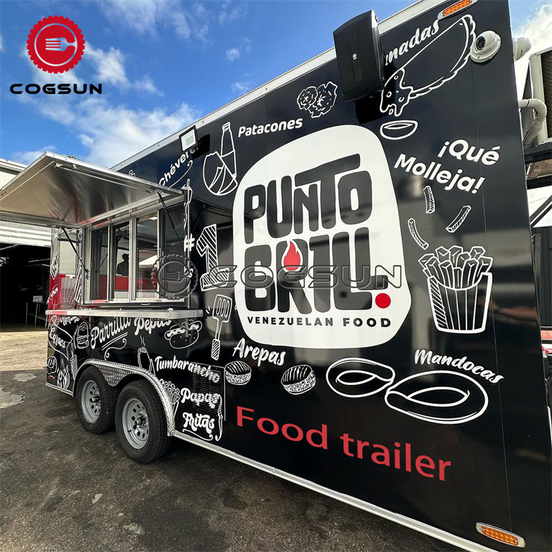 Camión de comida móvil COISUN  - Hot Dog Vending Cart reseña y precio