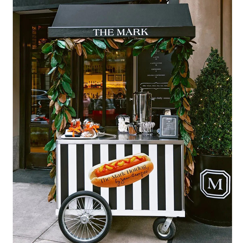 Carro móvil de comida caliente - Hot Dog Vending Cart reseña y precio