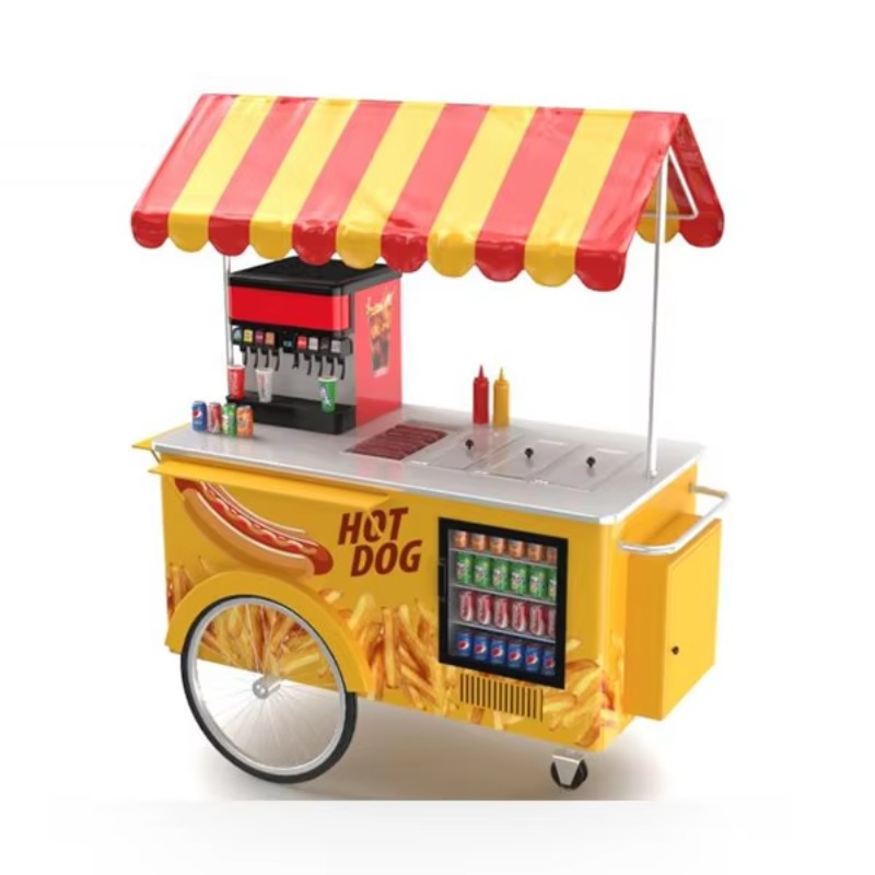 Carro móvil de comida caliente - Hot Dog Vending Cart reseña y precio